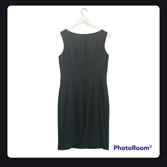 Shin Choi | Sheath Charcoal Black Dress Size 6 - Picture 5 of 9
